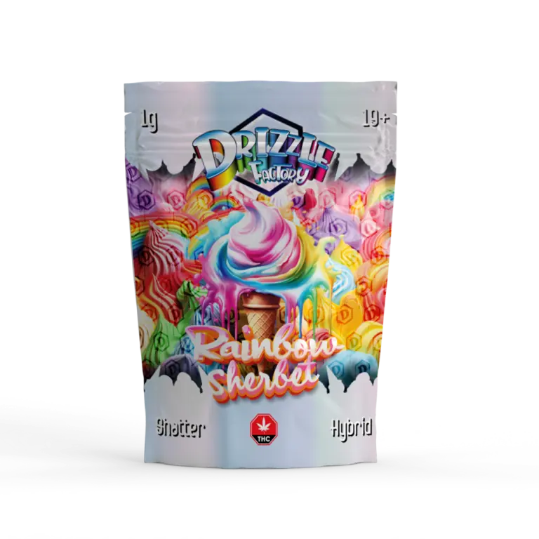 Drizzle Shatter – Rainbow Sherbet photo 1