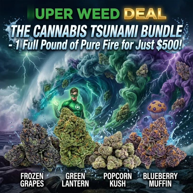 The Cannabis Tsunami Bundle Deal- 1 Full Pound of Pure Fire for Just $500! photo 1
