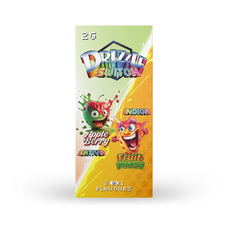 Drizzle 2g Switch Vape 3-in-1 (Apple Berry & Fruit Punch)