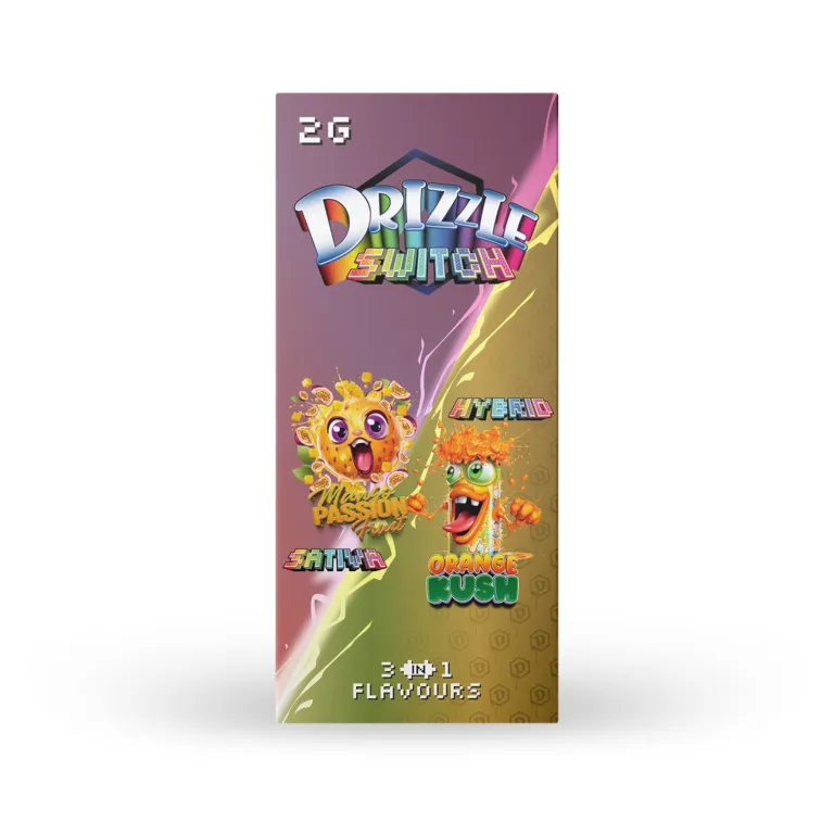 Drizzle 2g Switch Vape 3-in-1 (Mango Passion Fruit & Orange Kush) photo 1