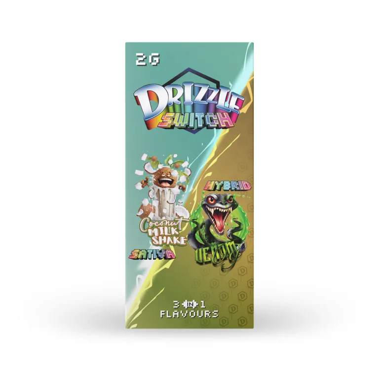 Drizzle 2g Switch Vape 3-in-1 (Coconut Milk Shake & Venom) photo 1