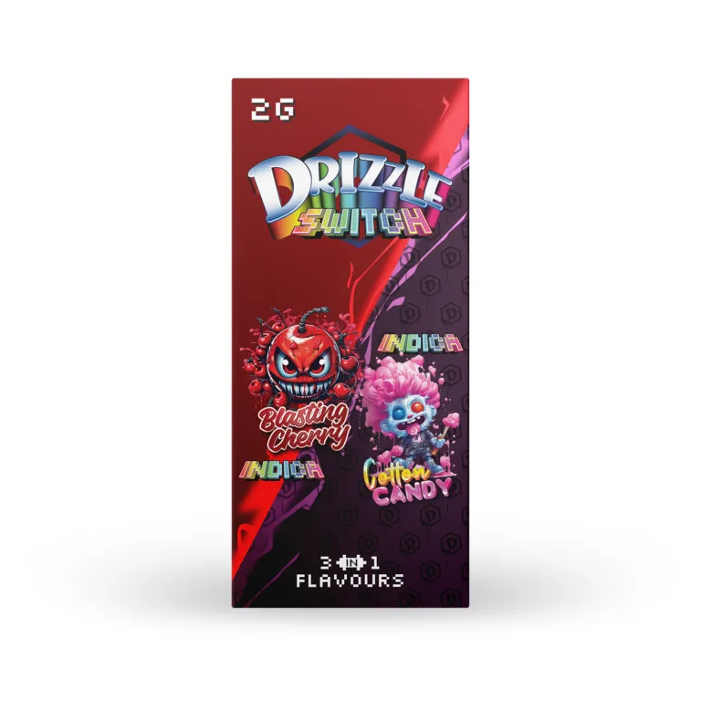 Drizzle 2g Switch Vape 3-in-1 (Blasting Cherry & Cotton Candy)
