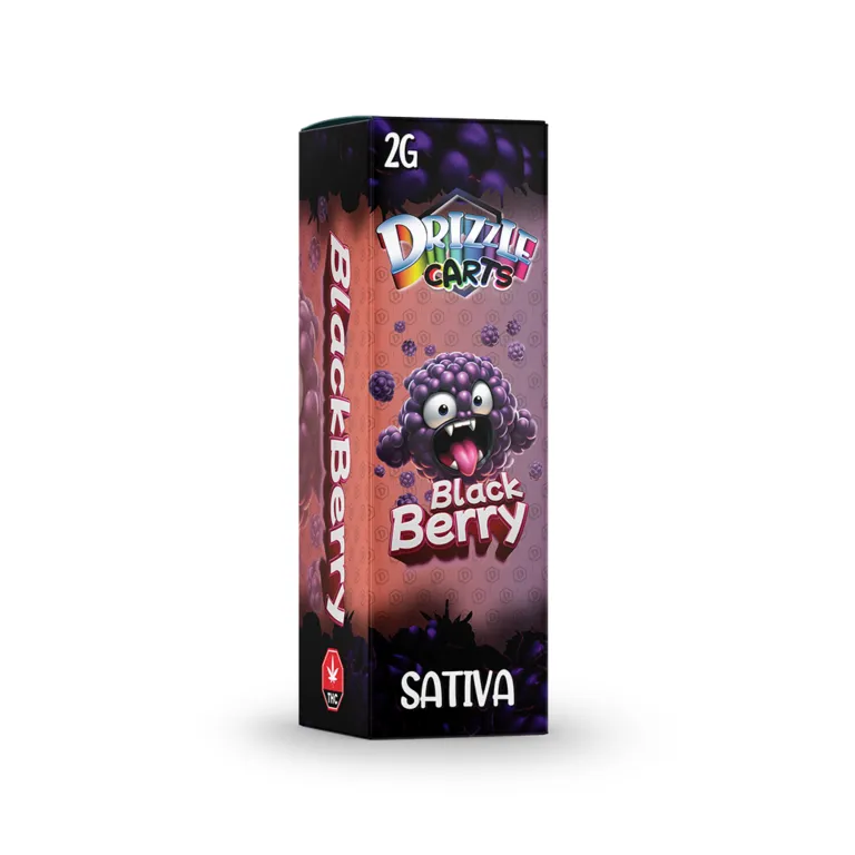 Drizzle 2g Vape Cartridges - Black Berry