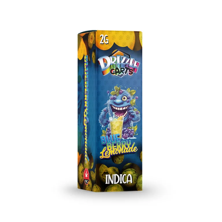 Drizzle 2g Vape Cartridges - Blue Berry Lemonade photo 1