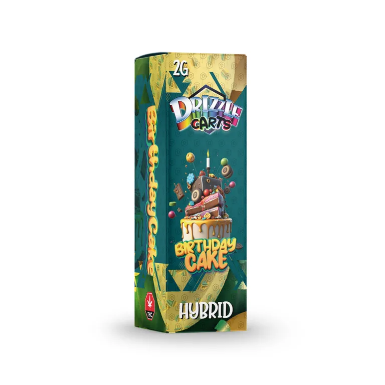 Drizzle 2g Vape Cartridges - Birthday Cake