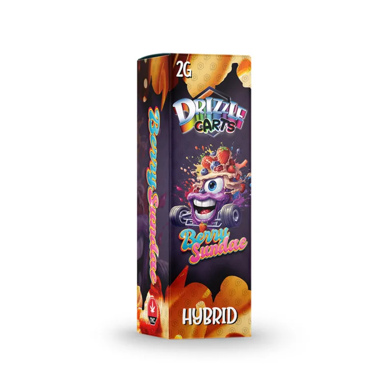 Drizzle 2g Vape Cartridges - Berry Sundae photo 1