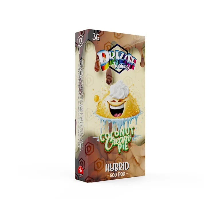 Coconut Cream Pie - Drizzle Factory Vape 3g Premium Disposable Vape photo 2