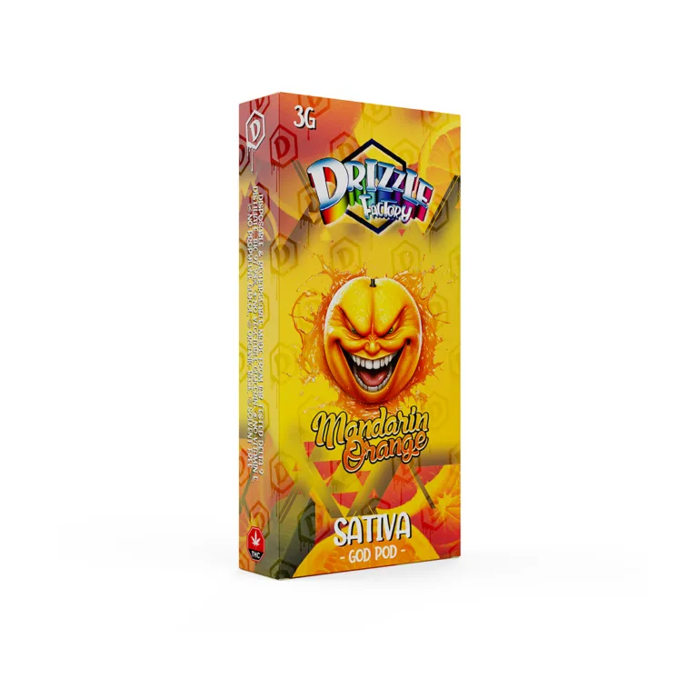 Mandarin Orange - Drizzle Factory Vape 3g Premium Disposable Vape photo 2