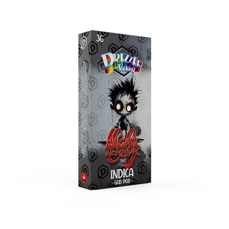 Night Terror OG - Drizzle Factory Vape 3g Premium Disposable Vape photo 2