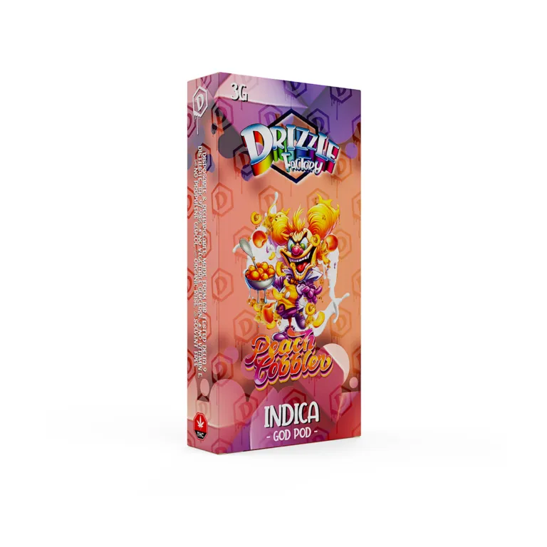 Peach Cobbler - Drizzle Factory Vape 3g Premium Disposable Vape photo 2