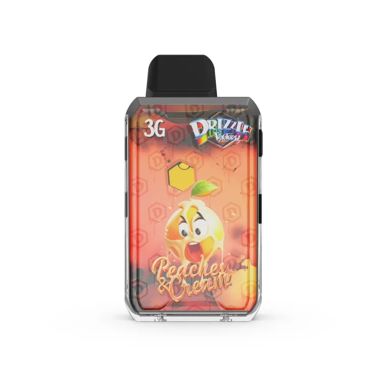 Peaches & Cream - Drizzle Factory Vape 3g Premium Disposable Vape photo 1