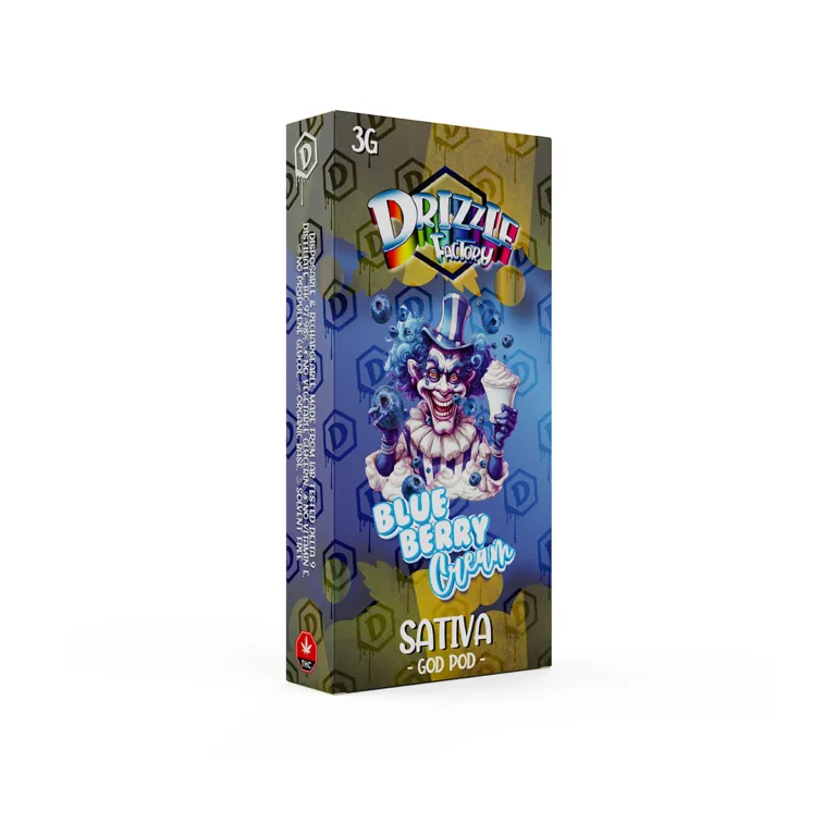 Blue Berry Cream - Drizzle Factory Vape 3g Premium Disposable Vape photo 2