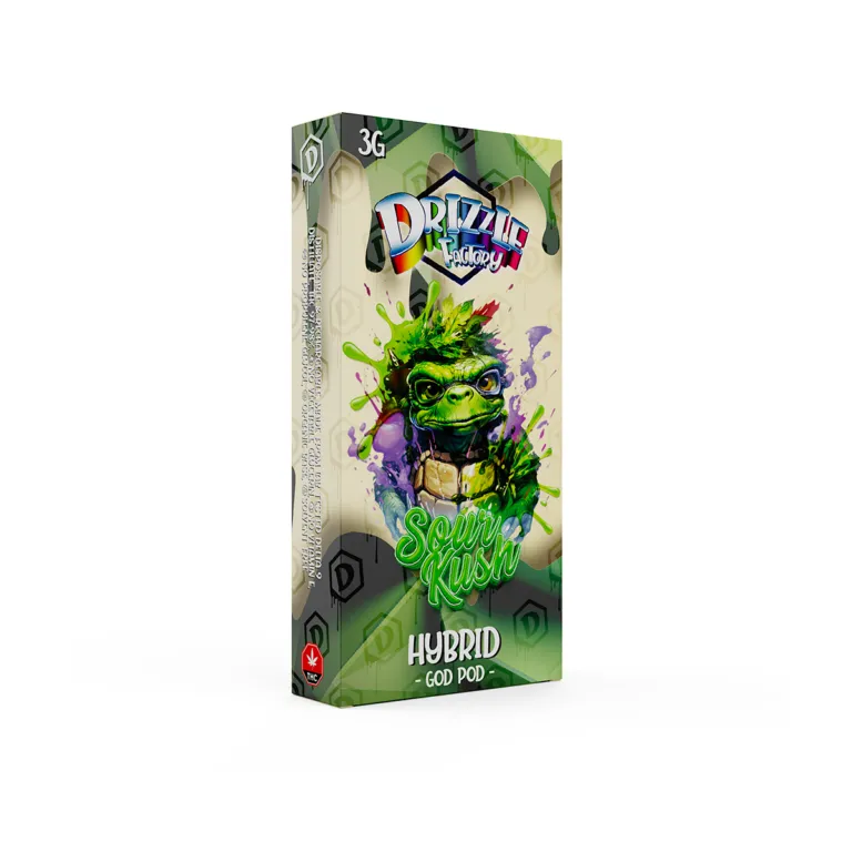 Sour Kush - Drizzle Factory Vape 3g Premium Disposable Vape photo 2