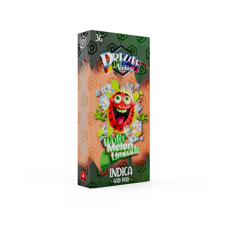 Watermelon Limeade - Drizzle Factory Vape 3g Premium Disposable Vape photo 2