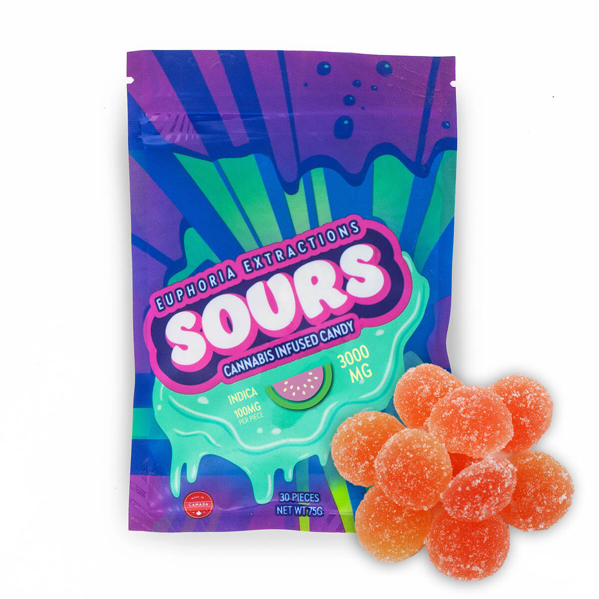 Euphoria Extractions Sours 3000mg THC photo 2