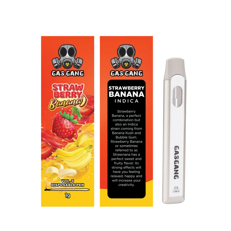 Strawberry Gas Gang 1g THC Vape photo 2