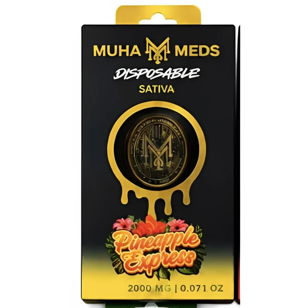Muha Meds - 2000mg Vape Pen - Pineapple Express photo 1