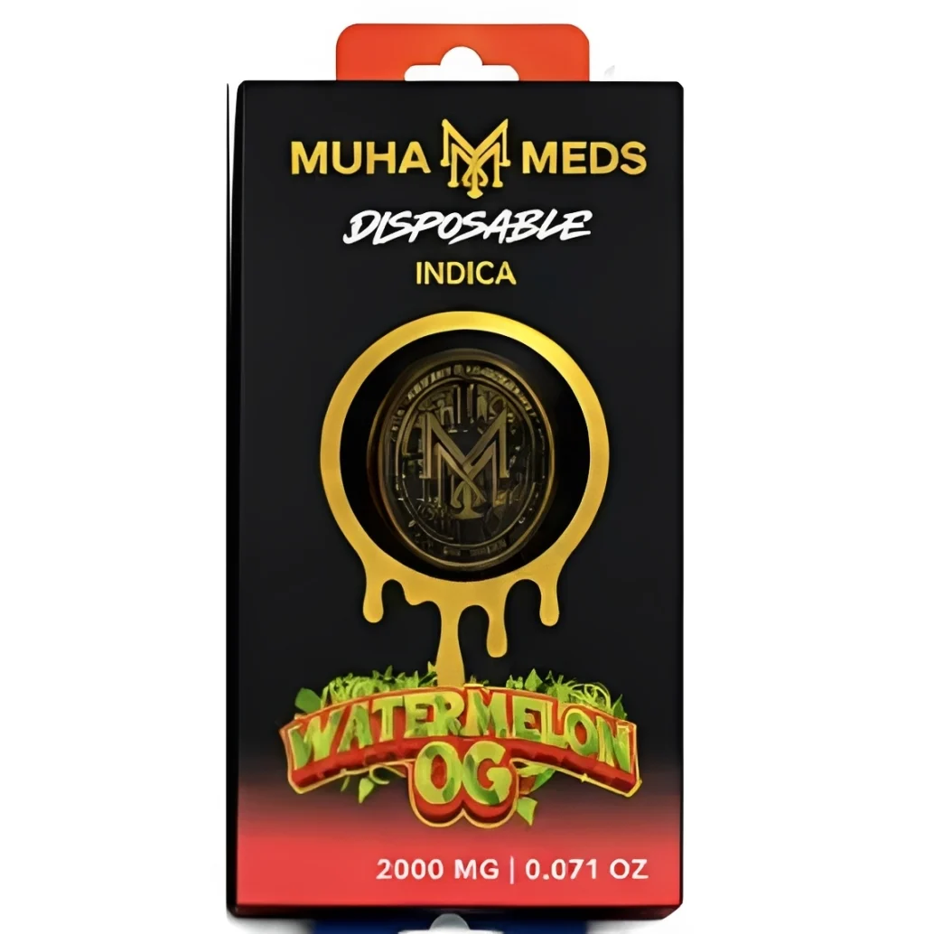 Muha Meds - 2000mg Vape Pen - Watermelon OG photo 1
